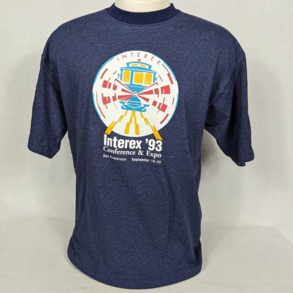 VTG Interex San Francisco Train Expo T Shirt Rare
